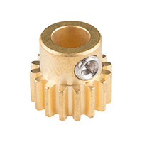 SparkFun Electronics - ROB-12158 - GEAR PINION GEAR 16T 0.25" BORE