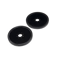 SparkFun Electronics - ROB-12201 - DISC WHEEL 3" BLK 2PK