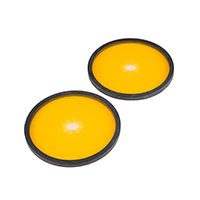 SparkFun Electronics - ROB-12224 - DISC WHEEL 4" CLR ORNG 2PK