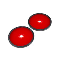 SparkFun Electronics - ROB-12241 - DISC WHEEL 4" RED 2PK