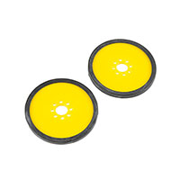 SparkFun Electronics - ROB-12357 - DISC WHEEL 3" YLW 2PK