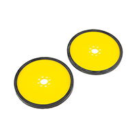 SparkFun Electronics - ROB-12386 - DISC WHEEL 4" YLW 2PK