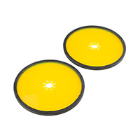 SparkFun Electronics - ROB-12448 - DISC WHEEL 5" CLR YLW 2PK