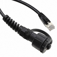 Stewart Connector - 67PAB-010-K - CABLE MOD 1M CAT5E IP67 SHIELDED