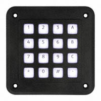 Storm Interface - 3KLW16T103 - SWITCH KEYPAD 16 KEY 0.05A 24V