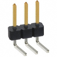Sullins Connector Solutions - PBC03SBBN - CONN HEADER .100 SINGL R/A 3POS