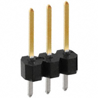 Sullins Connector Solutions - PBC03SFAN - CONN HEADER .100 SINGL STR 3POS