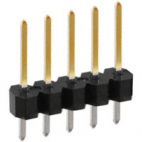 Sullins Connector Solutions - PBC05SFAN - CONN HEADER .100 SINGL STR 5POS
