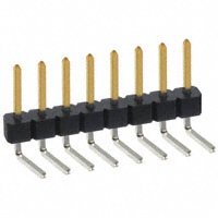 Sullins Connector Solutions - PBC08SBCN - CONN HEADER .100 SINGL R/A 8POS