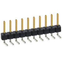 Sullins Connector Solutions - PBC10SBAN - CONN HEADER .100 SINGL R/A 10POS