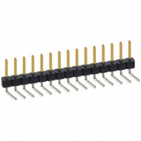 Sullins Connector Solutions - PBC15SBCN - CONN HEADER .100 SINGL R/A 15POS