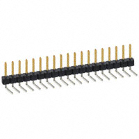 Sullins Connector Solutions - PBC19SBBN - CONN HEADER .100 SINGL R/A 19POS
