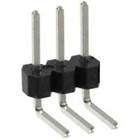 Sullins Connector Solutions - PEC03SBBN - CONN HEADER .100 SINGL R/A 3POS