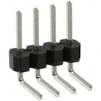 Sullins Connector Solutions - PEC04SBBN - CONN HEADER .100 SINGL R/A 4POS