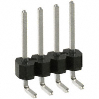 Sullins Connector Solutions - PEC04SGAN - CONN HEADER .100 SINGL R/A 4POS