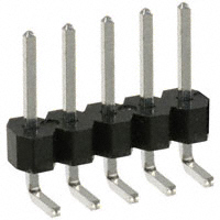 Sullins Connector Solutions - PEC05SBAN - CONN HEADER .100 SINGL R/A 5POS