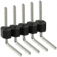 Sullins Connector Solutions - PEC05SBCN - CONN HEADER .100 SINGL R/A 5POS