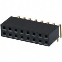 Sullins Connector Solutions - PPPC082LJBN-RC - CONN FEMALE 16POSDL .1" R/A GOLD