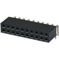 Sullins Connector Solutions - PPPC102LJBN-RC - CONN FMALE 20POS DL .1" R/A GOLD