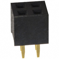 Sullins Connector Solutions - NPPN022AFCN-RC - CONN RECEPT 2MM DUAL STR 4POS