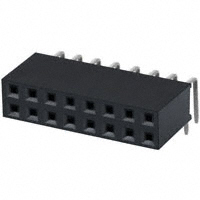Sullins Connector Solutions - PPTC082LJBN-RC - CONN FEMALE 16POS DL .1" R/A TIN