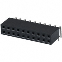 Sullins Connector Solutions - PPTC102LJBN-RC - CONN FEMALE 20POS DL .1" R/A TIN