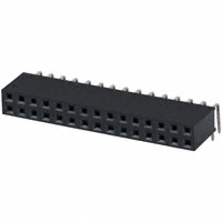 Sullins Connector Solutions - PPTC152LJBN-RC - CONN FEMALE 30POS DL .1" R/A TIN