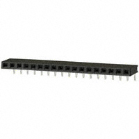 Sullins Connector Solutions - PPTC181LGBN-RC - CONN FEMALE 18POS .100" R/A TIN