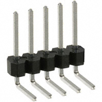 Sullins Connector Solutions - PTC05SGBN - CONN HEADER .100 SINGL R/A 5POS