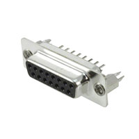 Sullins Connector Solutions - SDS101-PRW2-F15-SN13-1 - CONN D-SUB RCPT 15POS VERT SLDR