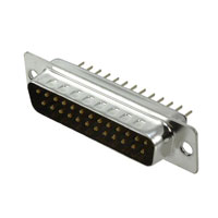Sullins Connector Solutions - SDS101-PRW2-M25-SN00-1 - CONN D-SUB PLUG 25POS VERT SLDR