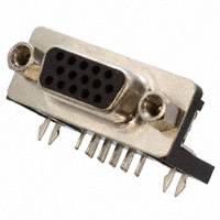 Sullins Connector Solutions - SDS108-PRW2-F15-SN63-1 - CONN DSUB HD RCPT 15POS R/A SLDR