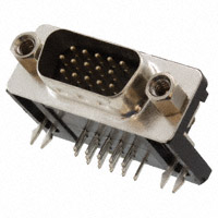 Sullins Connector Solutions - SDS108-PRW2-M15-SN63-1 - CONN DSUB HD PLUG 15POS R/A SLDR