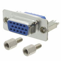 Sullins Connector Solutions - SDS160-PRW2-F15-QNC7-2 - CONN D-SUB HD RCPT 15P VERT SLDR
