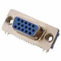 Sullins Connector Solutions - SDS224-PRW1-F15-SN13-2 - CONN DSUB HD RCPT 15POS R/A SLDR