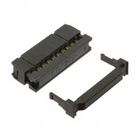 Sullins Connector Solutions - SFH213-PPPC-D10-ID-BK-M181 - CONN SOCKET IDC 20POS W/STR GOLD
