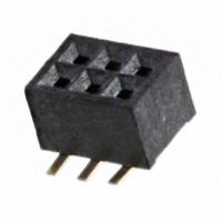 Sullins Connector Solutions - SFM210-LPSE-D03-SP-BK - CONN HDR FMAL 6POS 1MM GOLD SMD