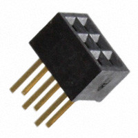 Sullins Connector Solutions - SFM210-LPSE-D03-ST-BK - CONN HDR FMAL 6POS 1MM GOLD T/H
