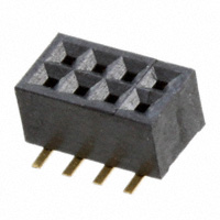 Sullins Connector Solutions - SFM210-LPSE-D04-SP-BK - CONN HDR FMAL 8POS 1MM GOLD SMD