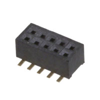 Sullins Connector Solutions - SFM210-LPSE-D05-SP-BK - CONN HDR FMAL 10PS 1MM DL AU SMD