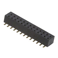 Sullins Connector Solutions - SFM210-LPSE-S15-SD-BK - CONN HEADER FMAL 15PS 1MM SMD AU