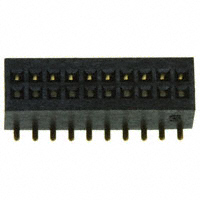 Sullins Connector Solutions - SFM315-LPGE-D10-SP-BK - CONN HDR FMAL 20PS 1MM DL AU SMD