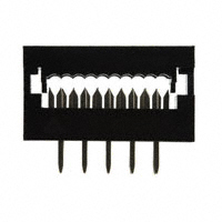 Sullins Connector Solutions - SIP110-PPPC-D05-ST-BK - CONN PLUG DIP IDC 10POS GOLD