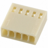Sullins Connector Solutions - SWH25X-NULC-S05-UU-BA - CONN RCPT .100" SNGL BEIGE 5POS