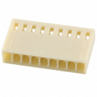 Sullins Connector Solutions - SWH25X-NULC-S09-UU-BA - CONN RCPT .100" SNGL BEIGE 9POS