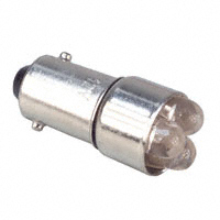 Lumex Opto/Components Inc. - SSP-3MB93S12G - LED .43" 3L BA9S 590NM SYLW WTR