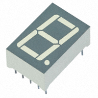 SunLED - XDCBD14A - DISPLAY LED 0.56" BLUE CA TH