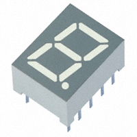 SunLED - XDMR08A - DISPLAY 9.9MM REG 1DIGIT CA