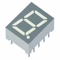 SunLED - XDMR08C - DISPLAY 9.9MM REG 1DIGIT CC