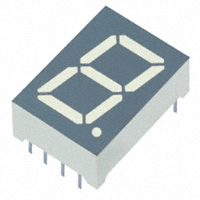 SunLED - XDMR13A - DISPLAY 13.2MM RED 1DIGIT CA